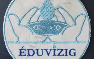 Észak-Dunántúli Vízügyi Igazgatóság karjelvény tépőzáras 1